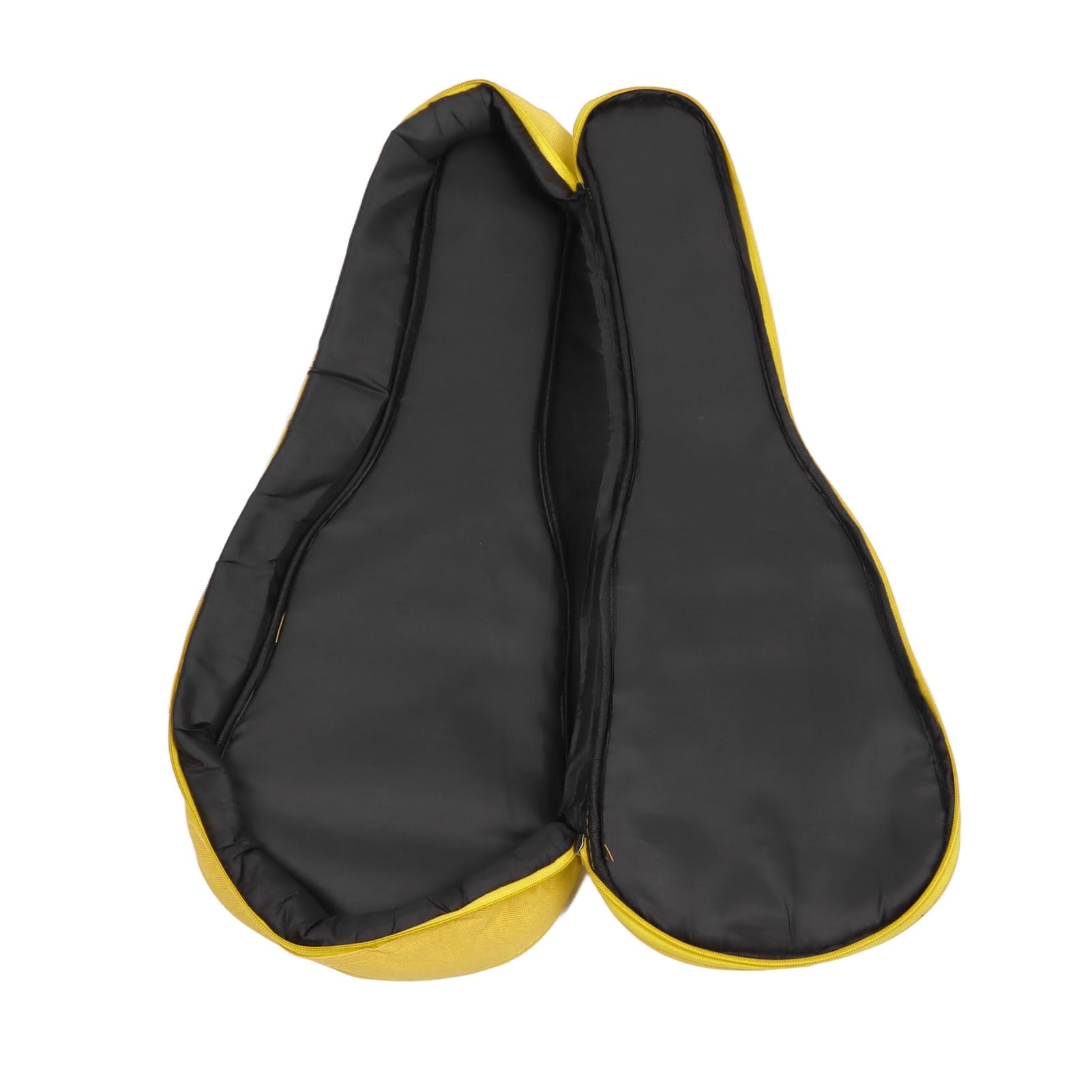 Mała torba na gitarę 58 cm – etui na ukulele z przezroczystą kieszenią boczną, plecak na instrumenty z tkaniny Oxford, opcje przenoszenia ręcznego i na ramię, wyściełana konstrukcja dla ochrony