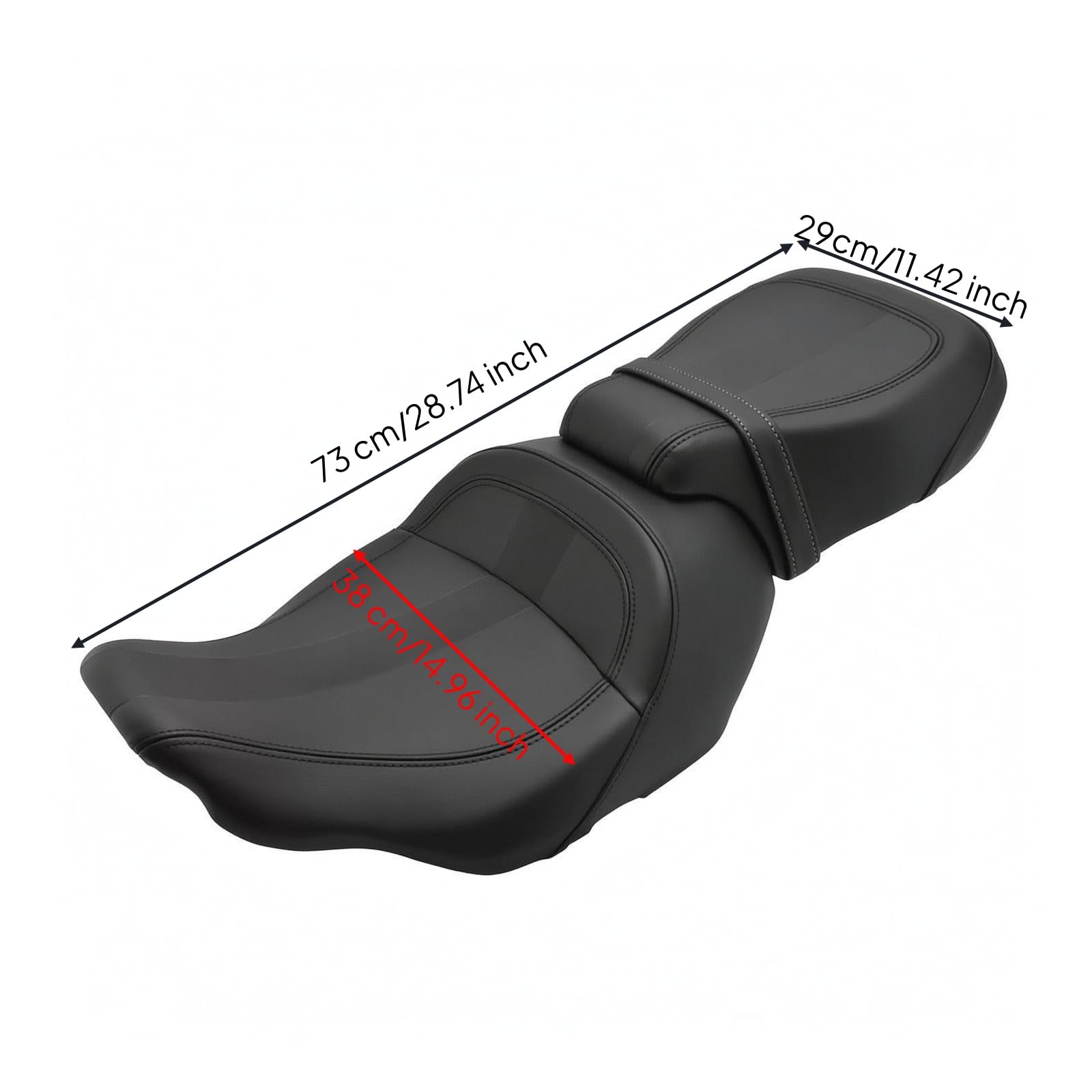 Selle Biplace Noire