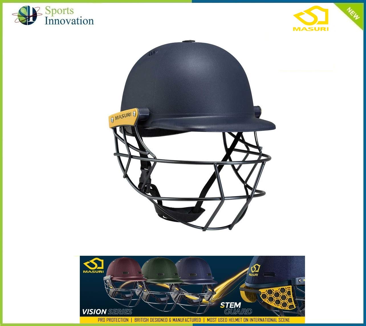 OS2 Legacy Senior Cricket Helmet Steel - Colour and Size Options (Standard, Navy)