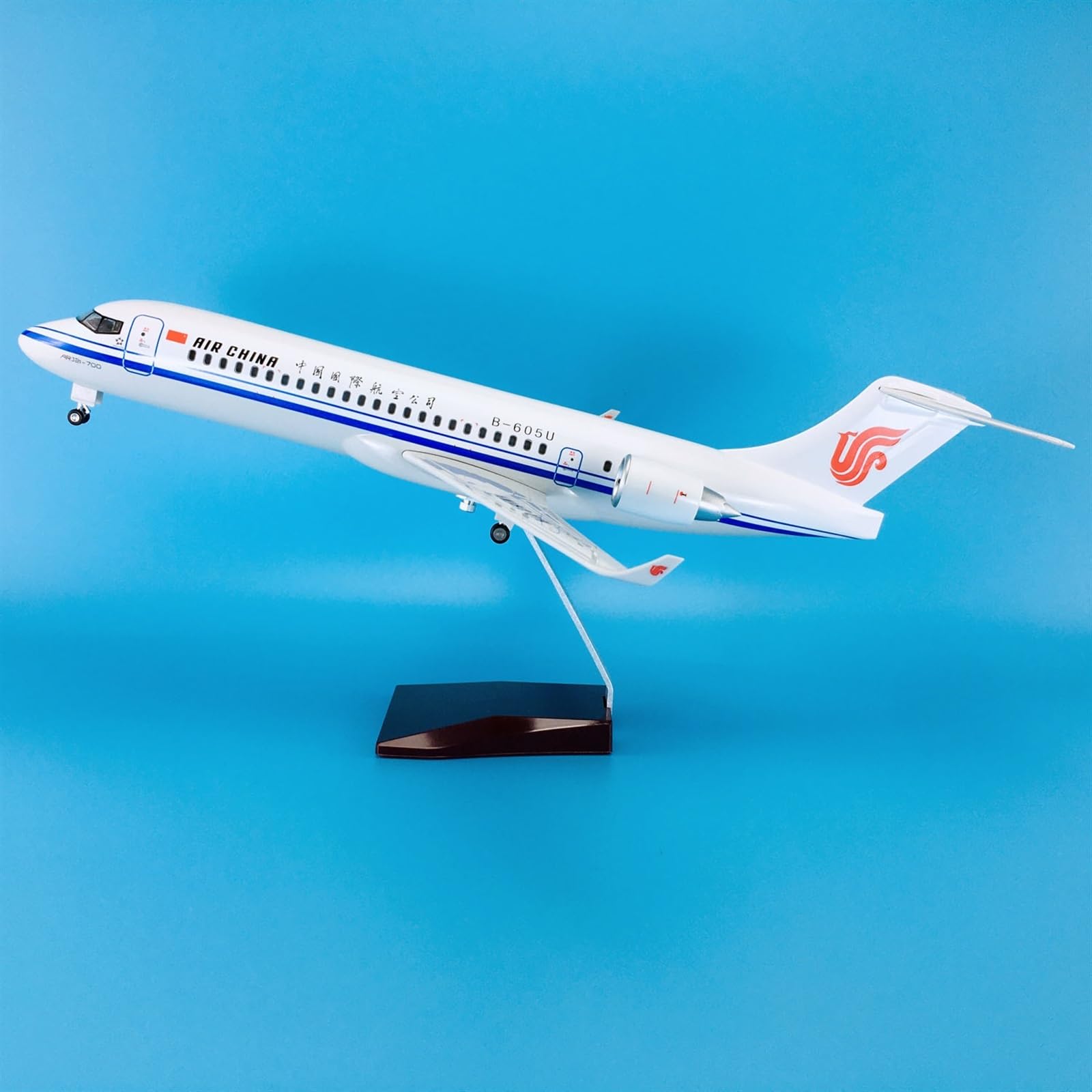 Skopiuj model samolotu 1:70 47cm z kołami samolot gotowy produkt samoloty ARJ21-700 powietrze dla chińskiej kolekcji modeli samolotów
