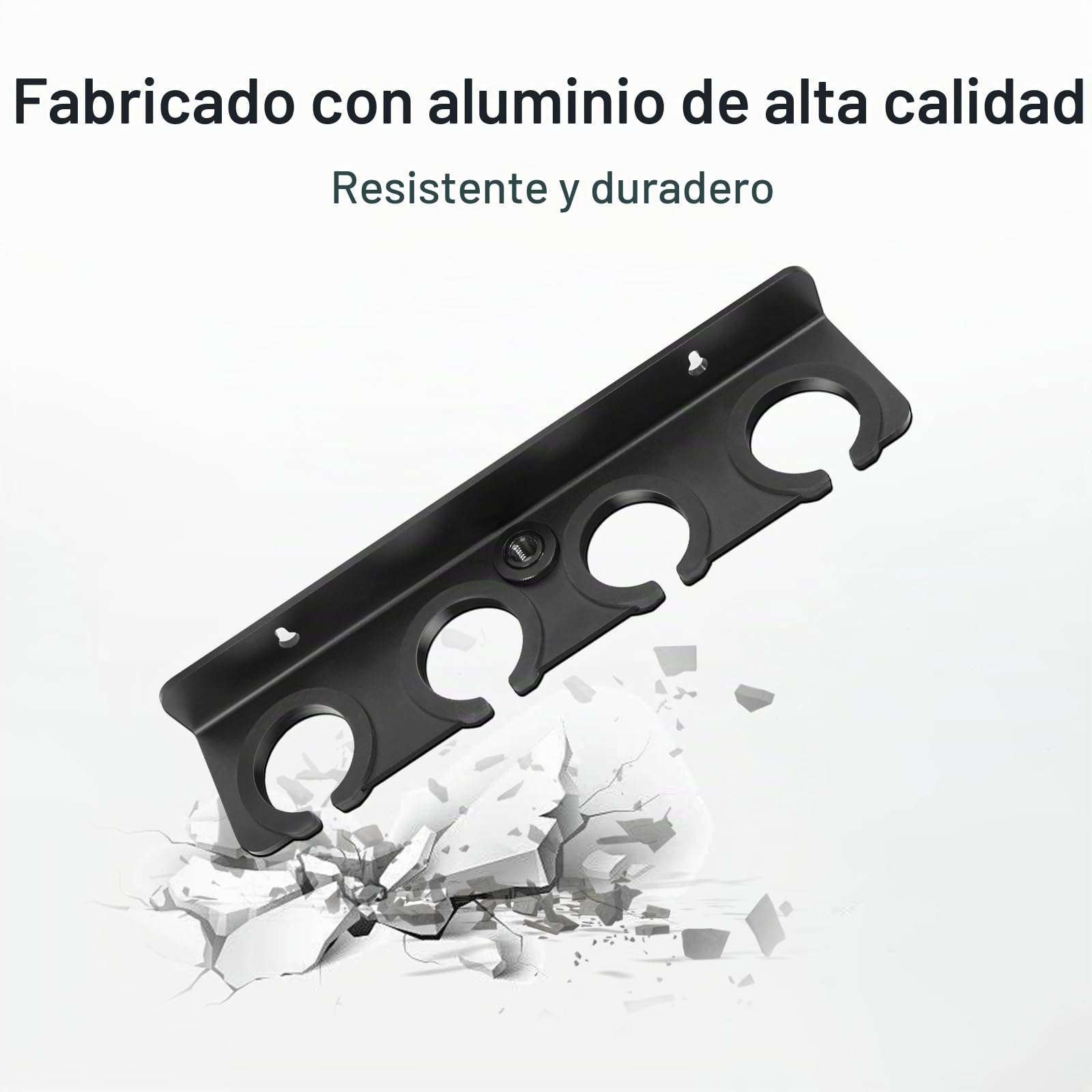 [Actualización 2026] Soporte de micrófono múltiple para soporte de micrófono, organizador de almacenamiento para múltiples micrófonos dinámicos de mano con cable e inalámbrico, soporte de pared