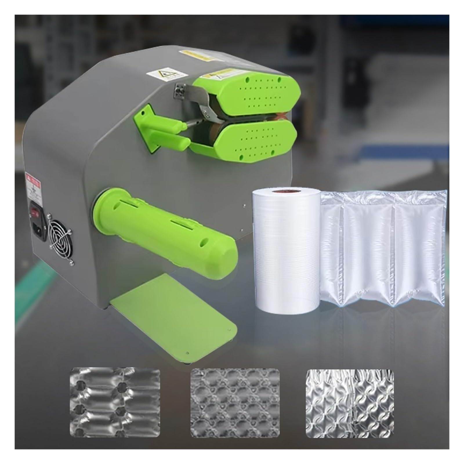 Máquina De Llenado Automático Cojines Aire, Bolsas Columna, Películas Burbujas, Máquinas Inflado De Alta Eficiencia