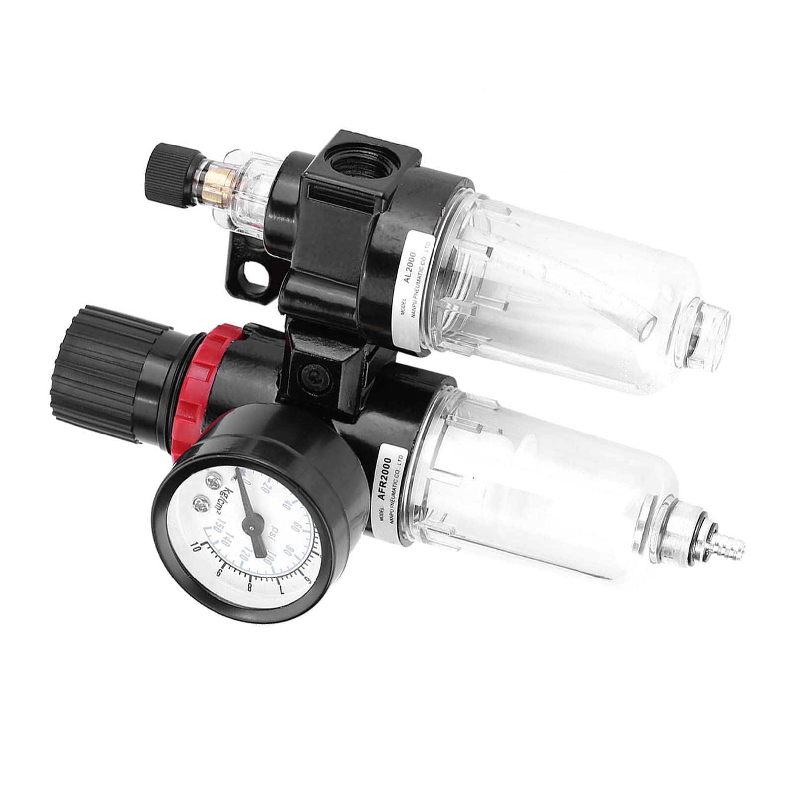 Filtro Per Aria Compressa 1/4 - Separatore Acqua E Olio | Con Scarico Semiautomatico | Per Compressori E Utensili - Foto 4