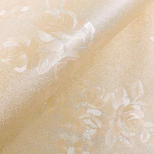 Rollo de vinilo autoadhesivo impermeable rosa amarilla de 60 cm pegatinas decorativas de muebles