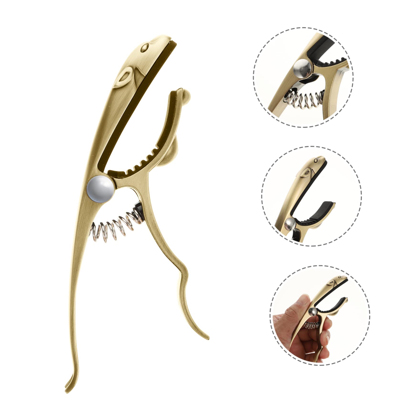 TOYANDONA 3piezas Capo De Guitarra De Accesorio Musical Para Guitarras Acústicas y Eléctricas Protección Para Evitar Rayones