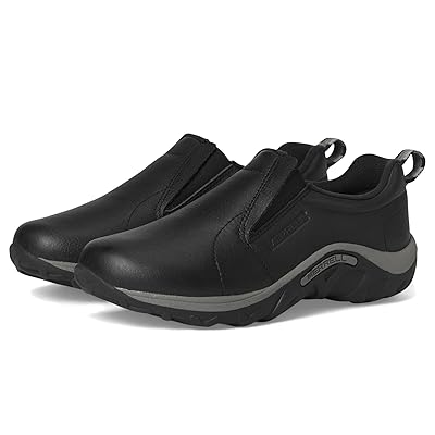 Merrell Kids Jungle Moc Leather (Toddler/Little Kid/Big Kid) Boys Shoes Black