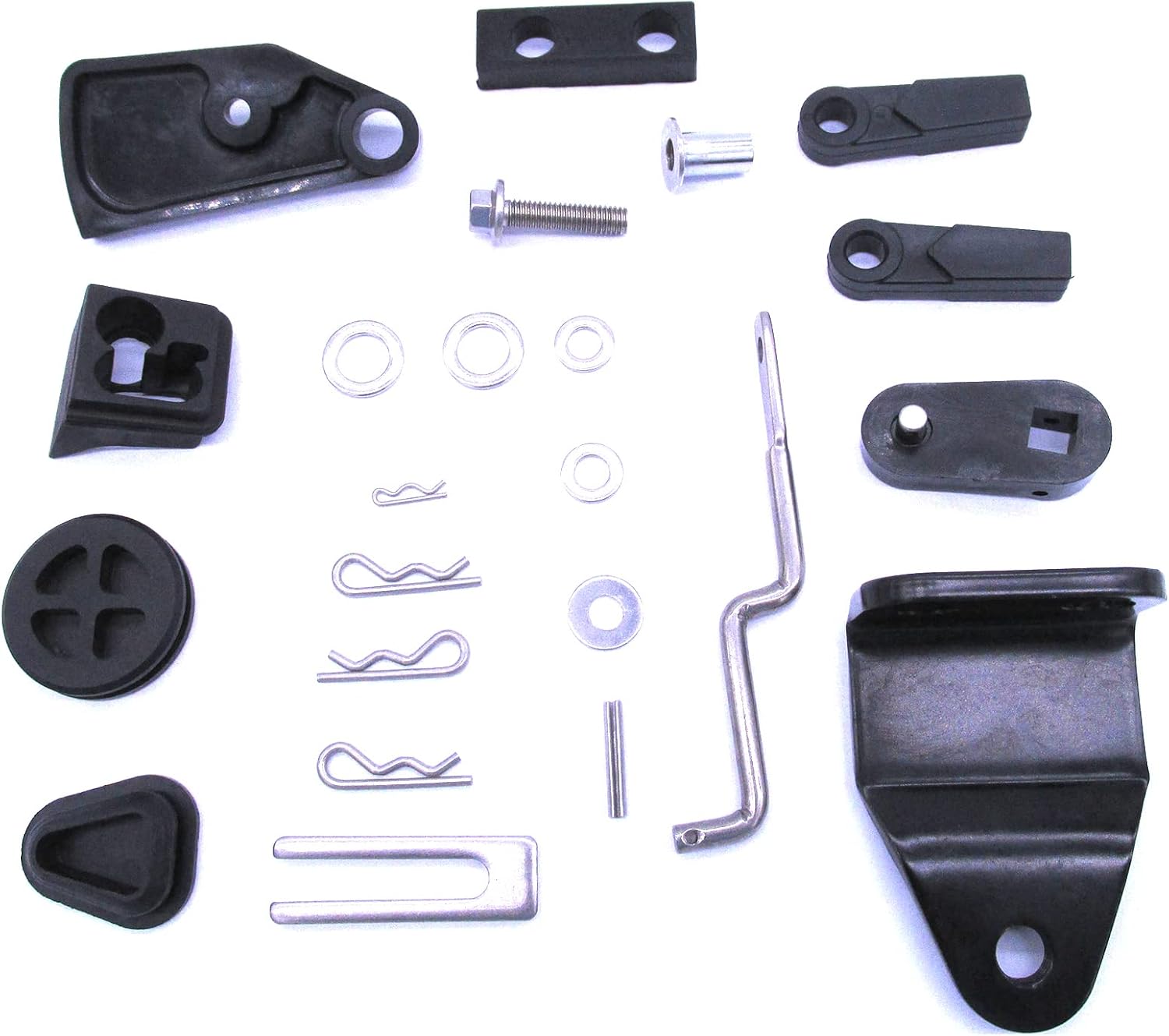 SouthMarine Boat Motor 65W-48501-00 Remote Control/Throttle Shift Attachment Kit for Yamaha Outboard Engine 25HP