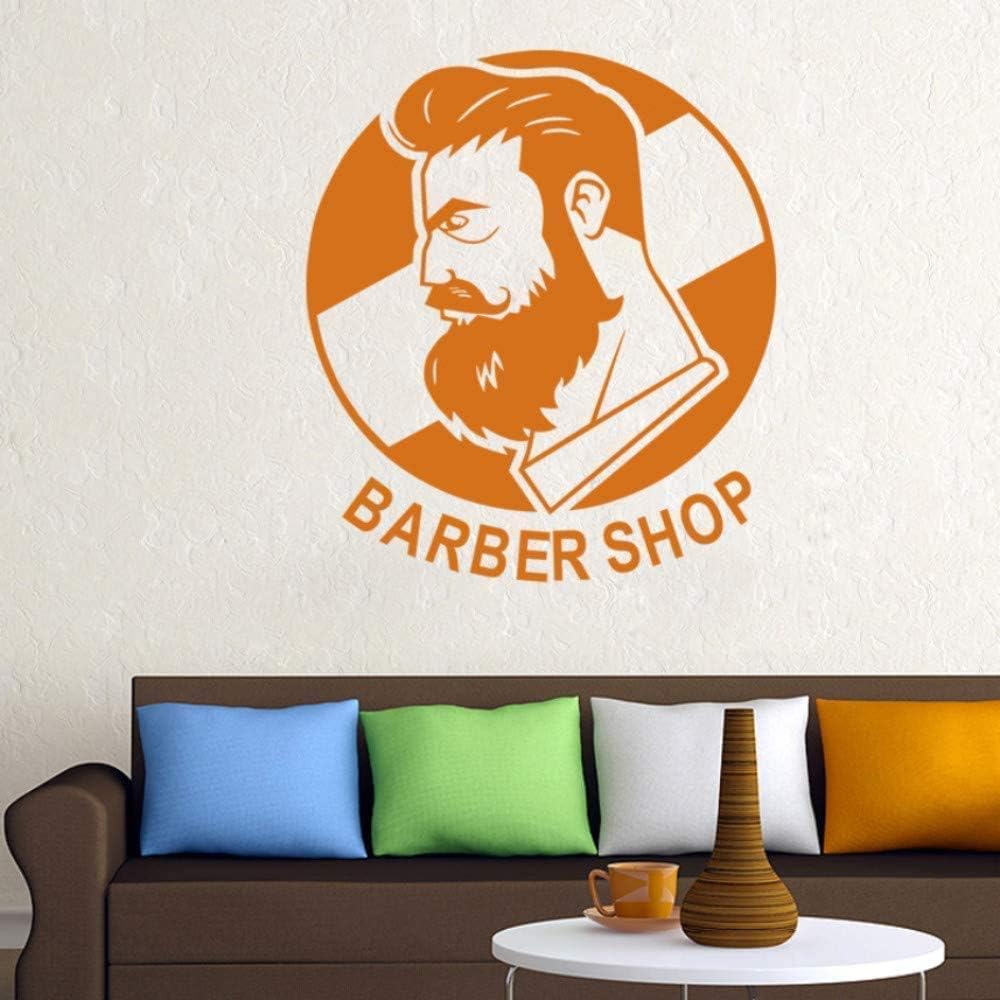 53.5 x 60 cm Men's Sticker Name Seal Bread Sticker Haircut