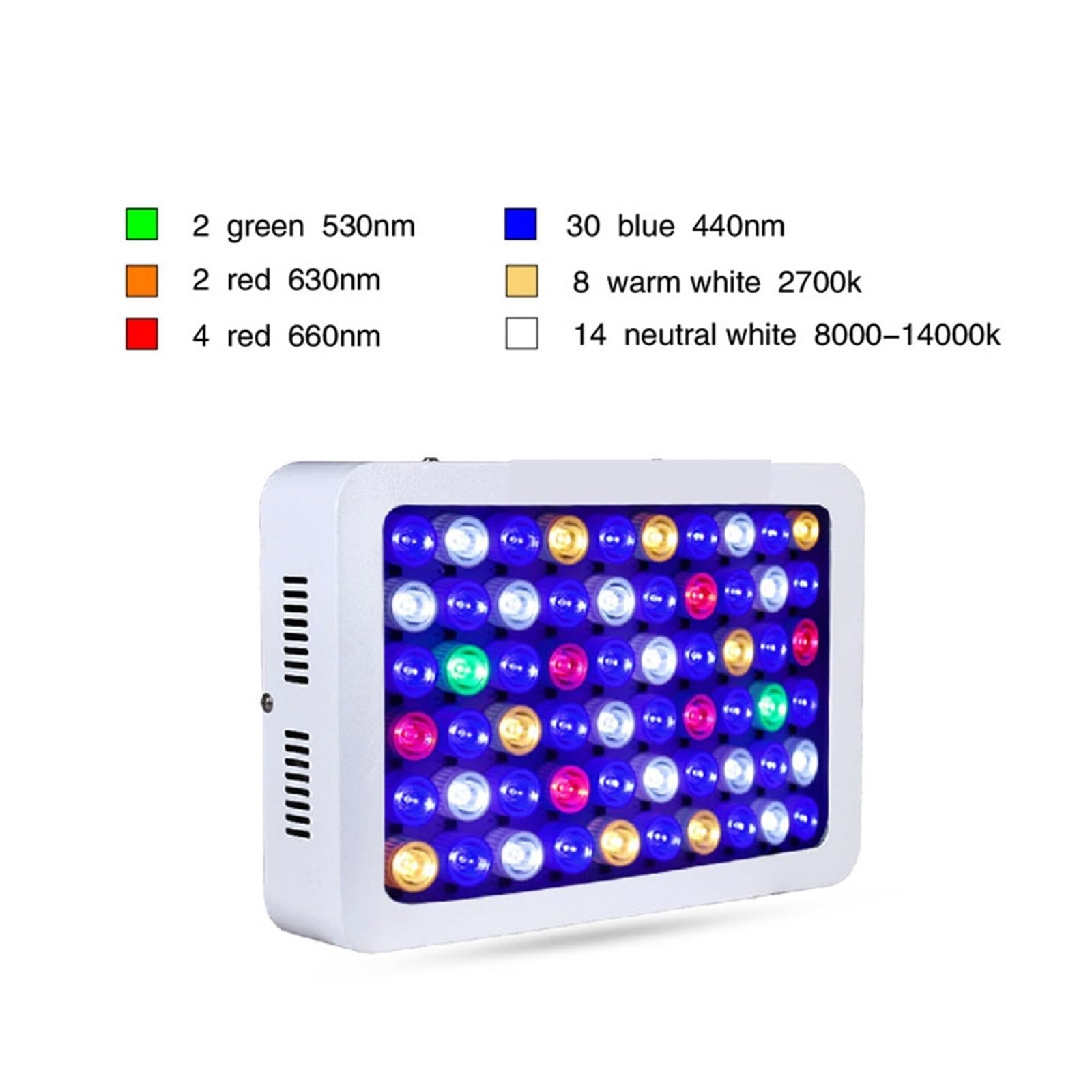 Światło do akwarium, Światła do akwarium 180W 140W lampa do uprawy ze ściemniaczem do słonowodnej rafy morskiej oświetlenie do akwarium dekoracja Led ściemnialna lampa koralowa(2)