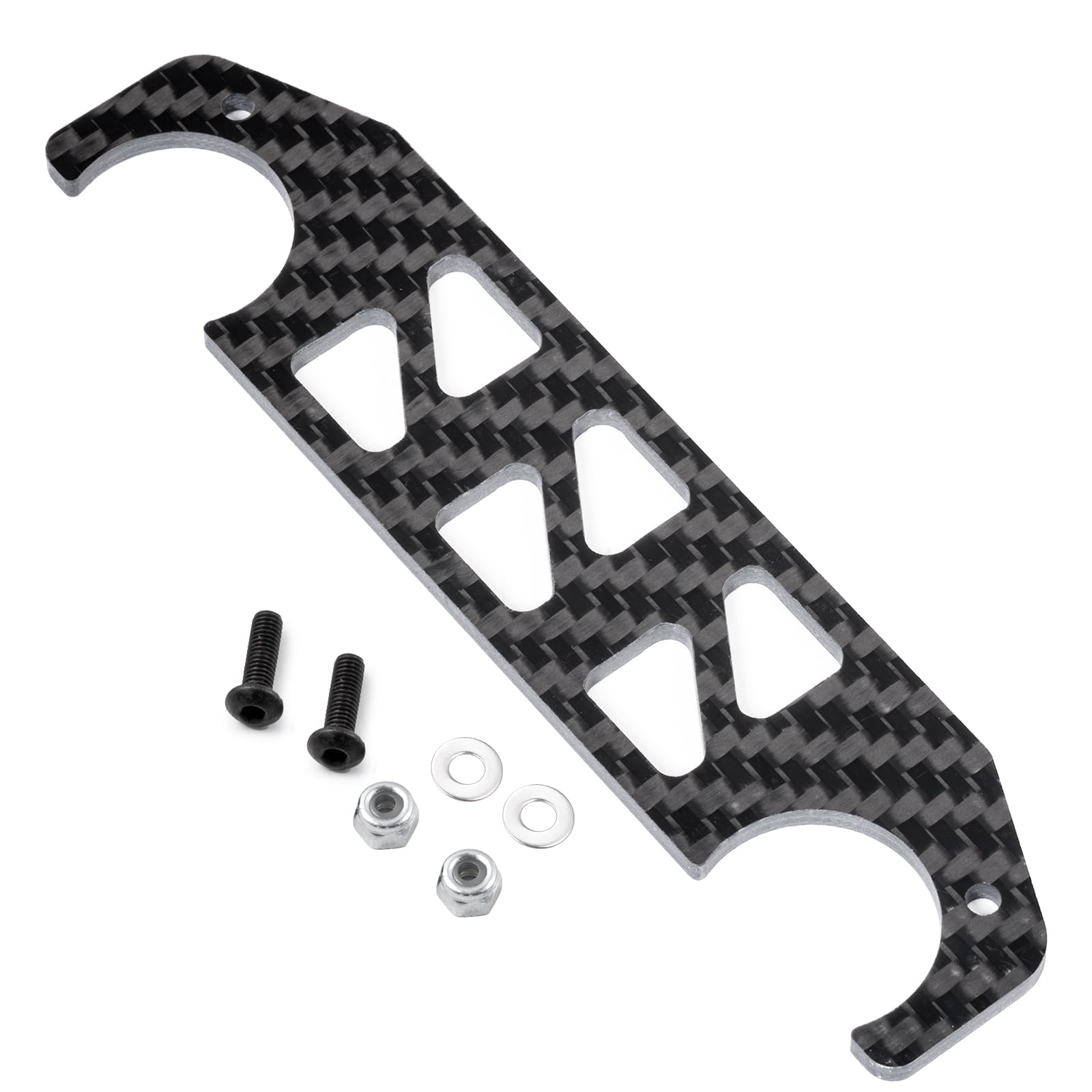 AXspeed RC Front Chassis Brace Carbon Fiber Upgrade for Tamiya Lunch Box RC Car