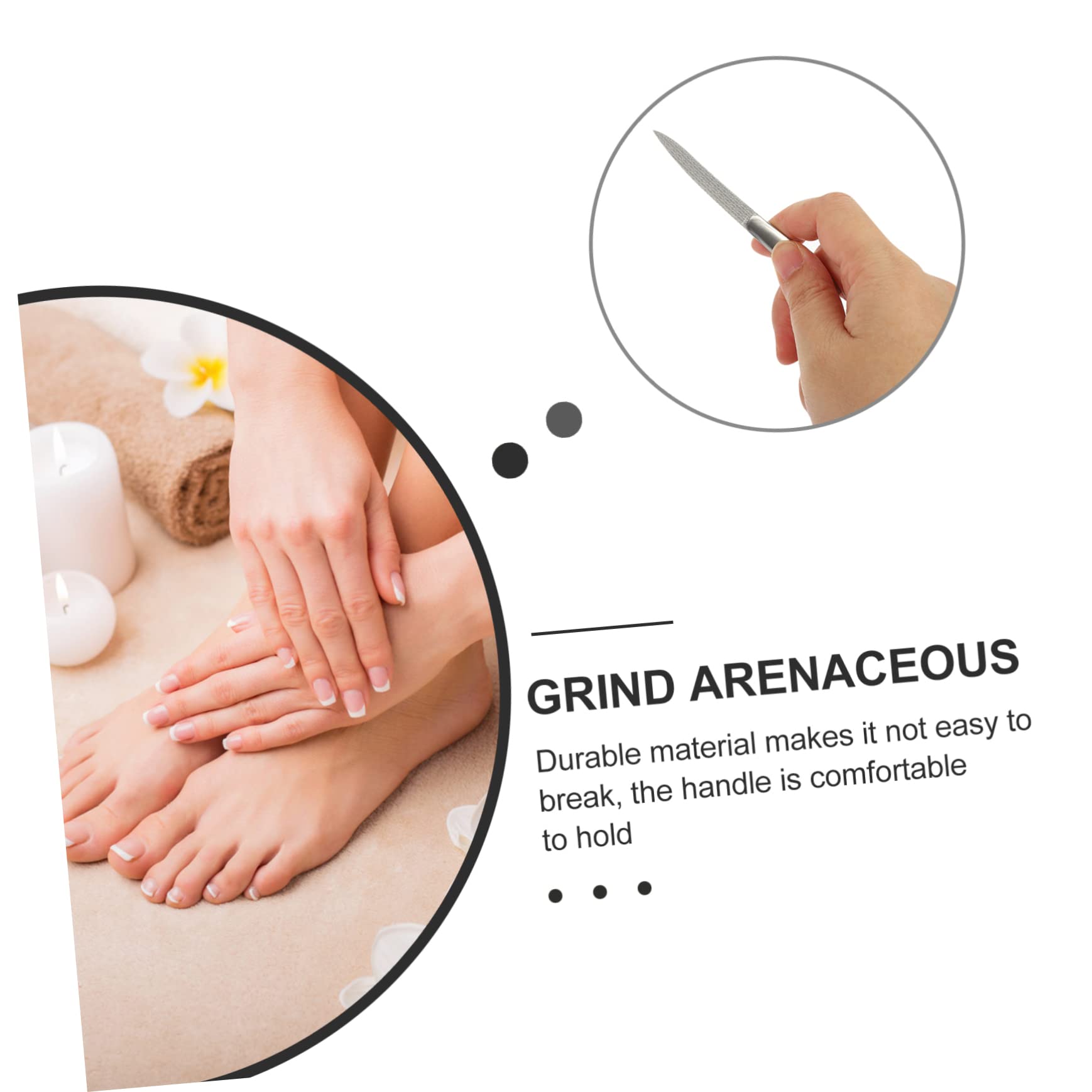 minkissy Pezzi Lima Per Unghie In Metallo Lima Per Unghie E Buffer Lima Per Unghie Elettrica Levigatrice Per Unghie Lima Per Unghie In Acciaio Inossidabile Para Uñas Tamponi Per Unghie