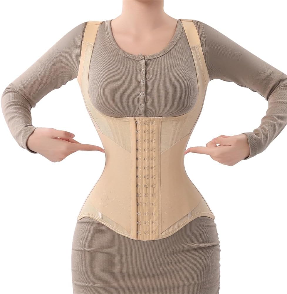 MISTHIN Waist Trainer for Women Corset Shapewear Tummy Control Vest Waist Cincher Shaper Workout Girdle
