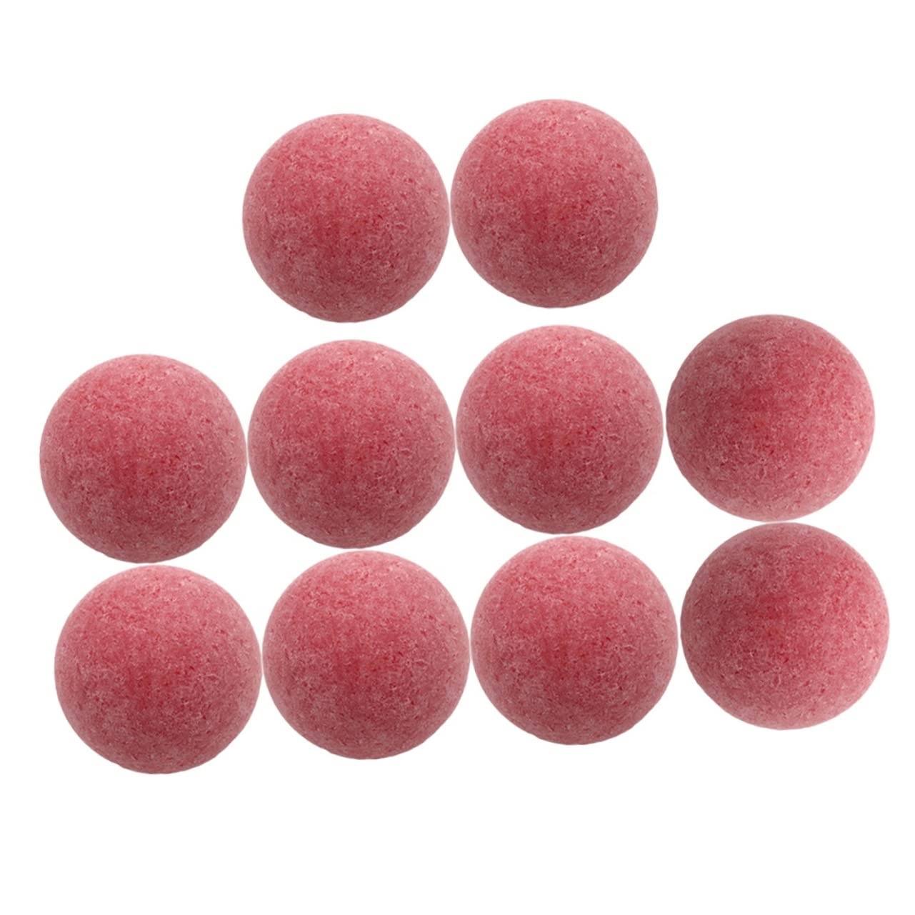 GOOHOCHY 10pcs 36mm Table Football Machine Accessories Replacement Balls for Mini Soccer Balls