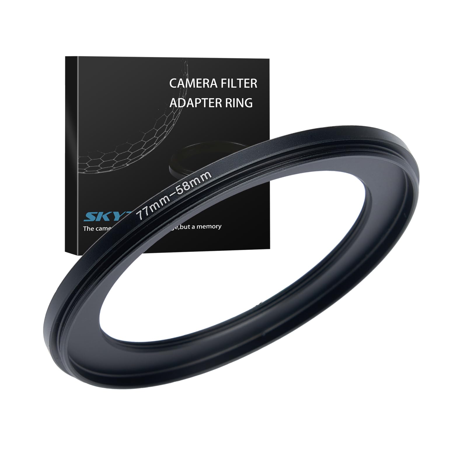 77mm to 58mm Step Down Ring Filter Adapter Metal Ring Step Down Rings Adapter Filter Compatible with All 58mm UV,CPL,ND,Lens Hood,Threaded Lens ect (77mm to 58mm)