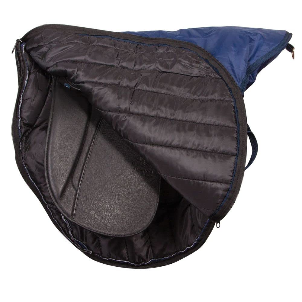 Dura-Tech Padded English Saddle Cases for Horses | Ultimate Protection for Transport & Storage | Two Design Styles | Cutback/Dressage | Color Black