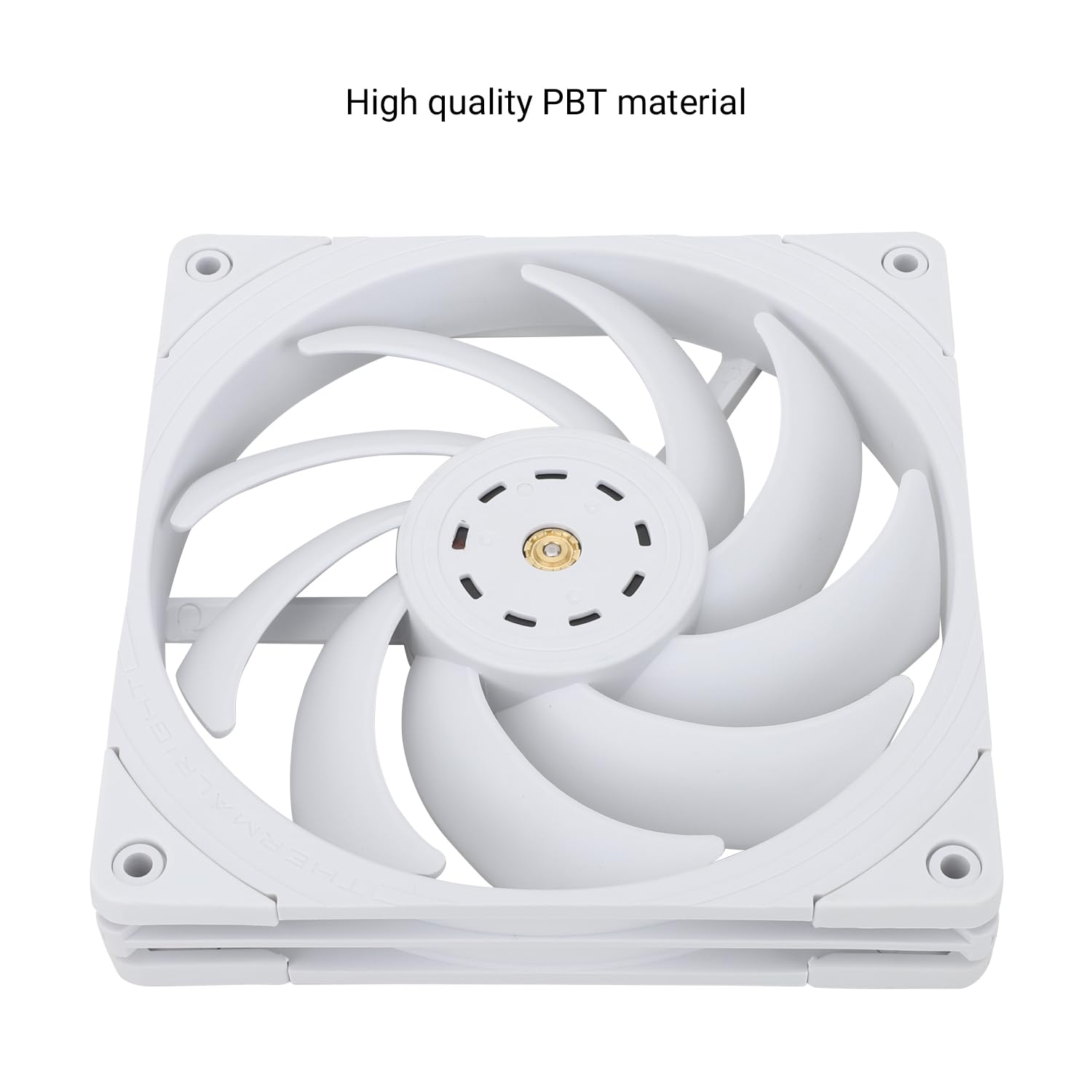 Thermalright TL-B14W 140mm CPU Cooler Fan, Computer White Case Fan, PWM Control, 1500RPM, Static-Pressure Performance Fan for S-FDB Bearing(White)
