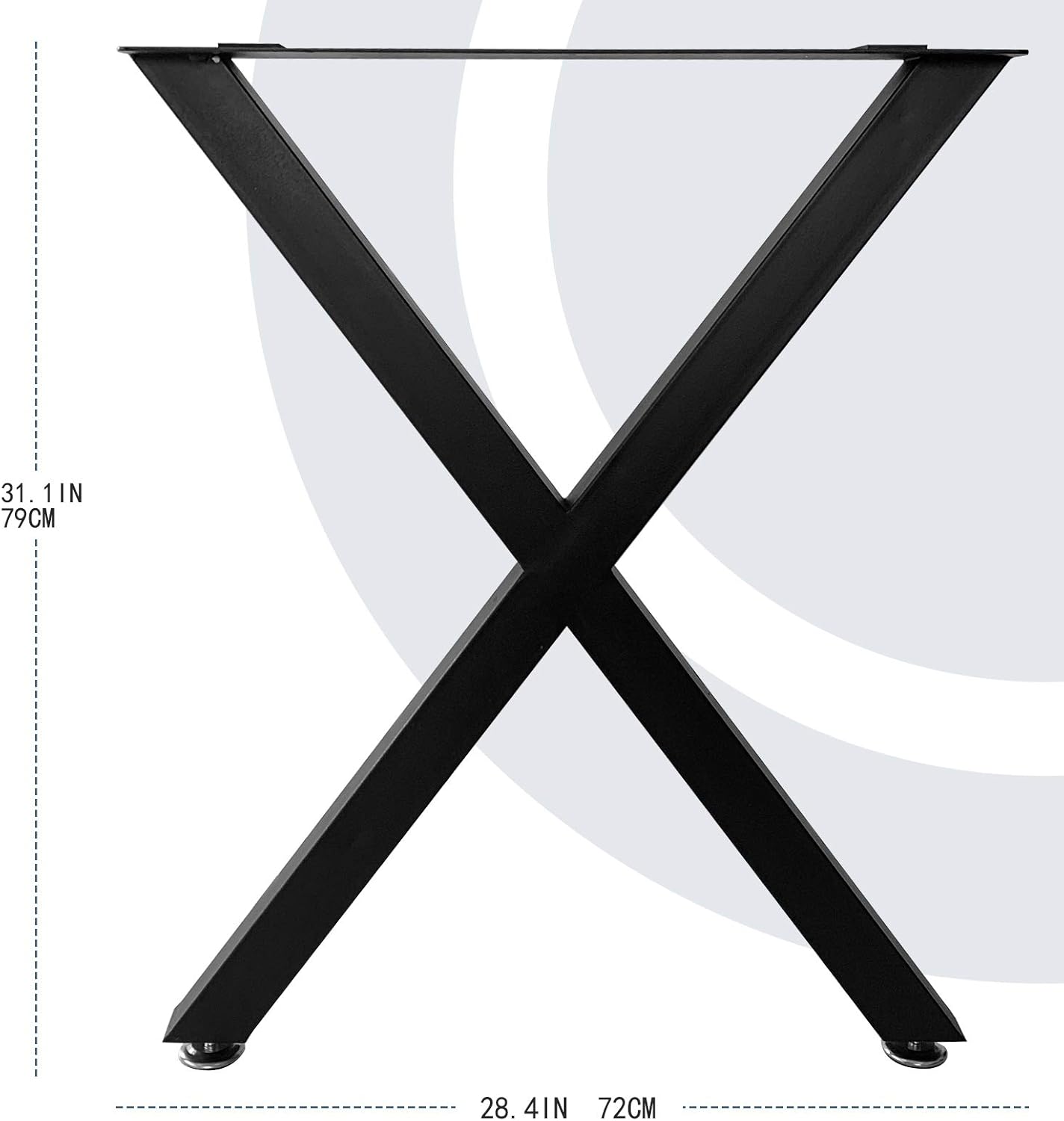 Rеvіеw Prоduсt Karpevta Table Legs Set of 2 Metal Legs 28 X 31 Dining Table Legs Heavy Duty Metal Table Base X-Frame Table Legs Black Flаѕh Dеаlѕ - 60% оƒƒ Karpevta Table Legs Set of 2 Metal Legs 28 X 31 Dining Table Legs Heavy Duty Metal Table Base X-Frame Table Legs Black