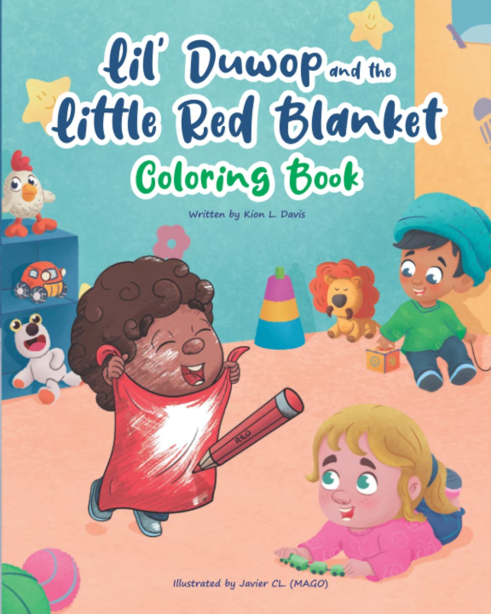 Lil Duwop and the Little Red Blanket Coloring Book