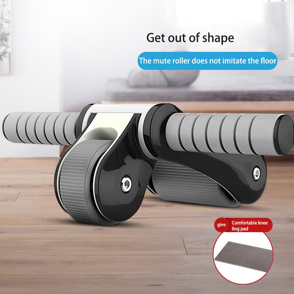 XININ Faltbare Ab Roller Stummschaltung Doppelrad Tragbare Bauchpresse Rad Für Gym Home Gewicht Fitness Verlieren