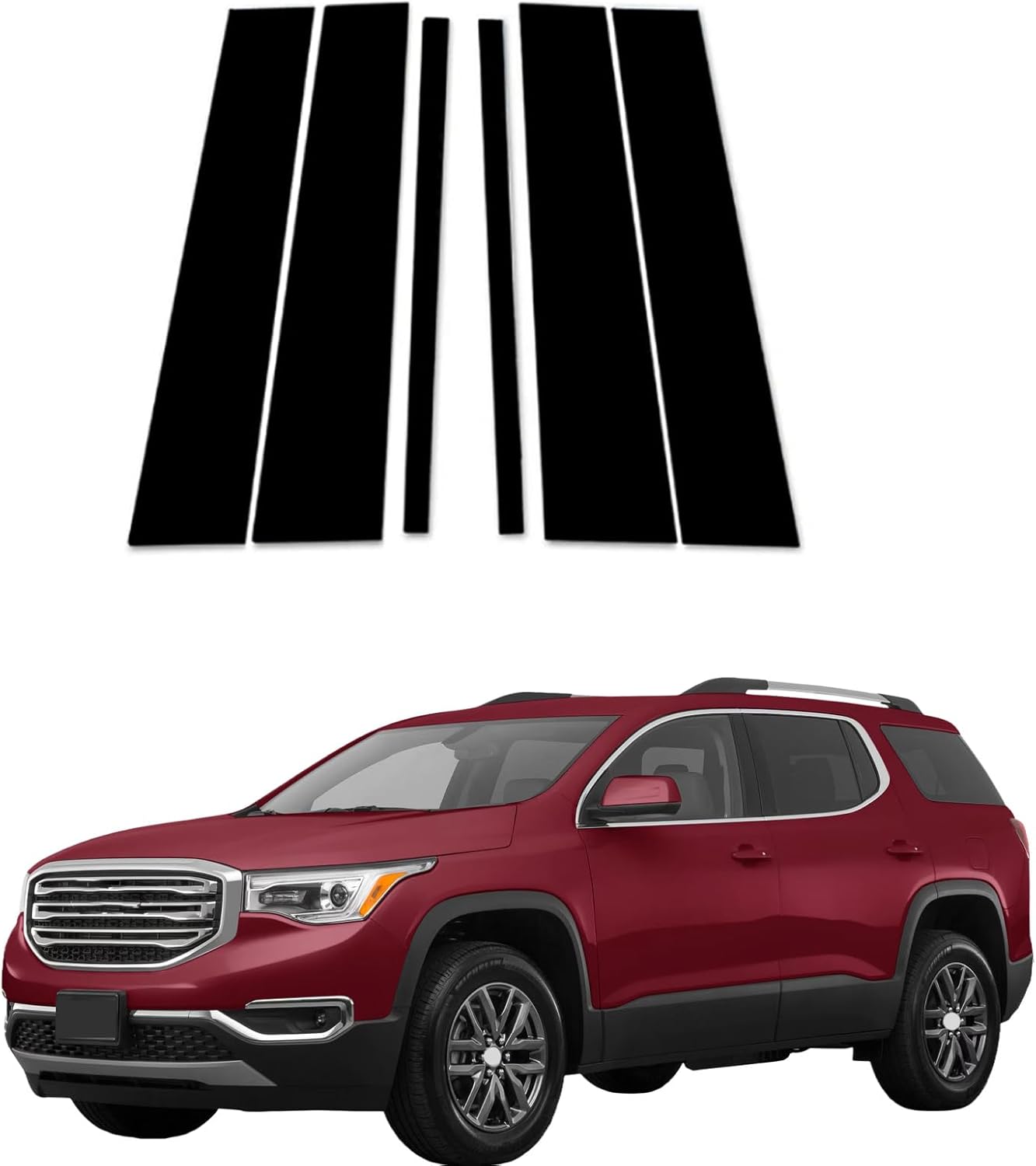 Door Window Pillar Post Cover Trim for,B Pillar Molding Trim,Anti Scratch Stickers Door Pillar Moldings Cover