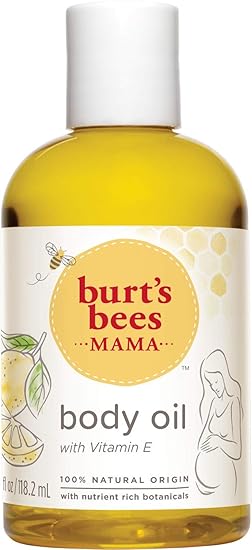 Body Oil, Burt's Bees Mama Hydrating & Smoothing Skin Care