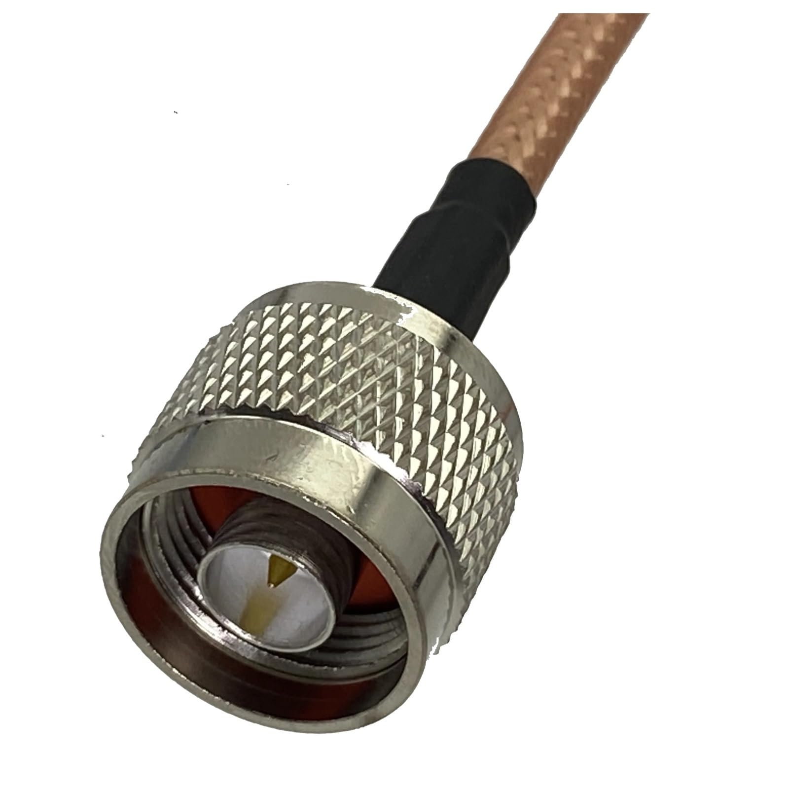 1 Pz 50 CM-10 M RG142 Mini UHF Spina Maschio A N Connettore Dritto RF Jumper Cavo A Treccia(10M)