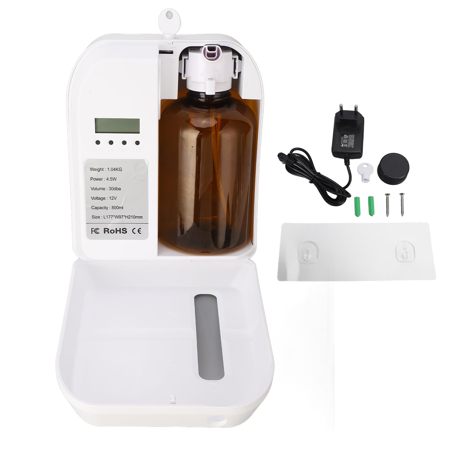 Máquina De Aire Aromático, Difusor De Aroma Profesional Inteligente para Toda La Casa, Difusores De Aromaterapia De Gran Rango De Espacio, para La Oficina del Hotel En Casa(EU 100-240v)