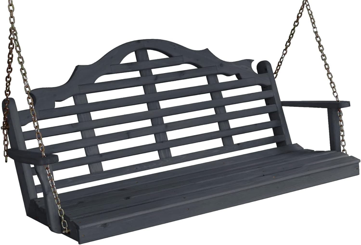 Furniture Barn USA -Marlboro Porch Swing-Cedar 4 ft, Cedar Stain