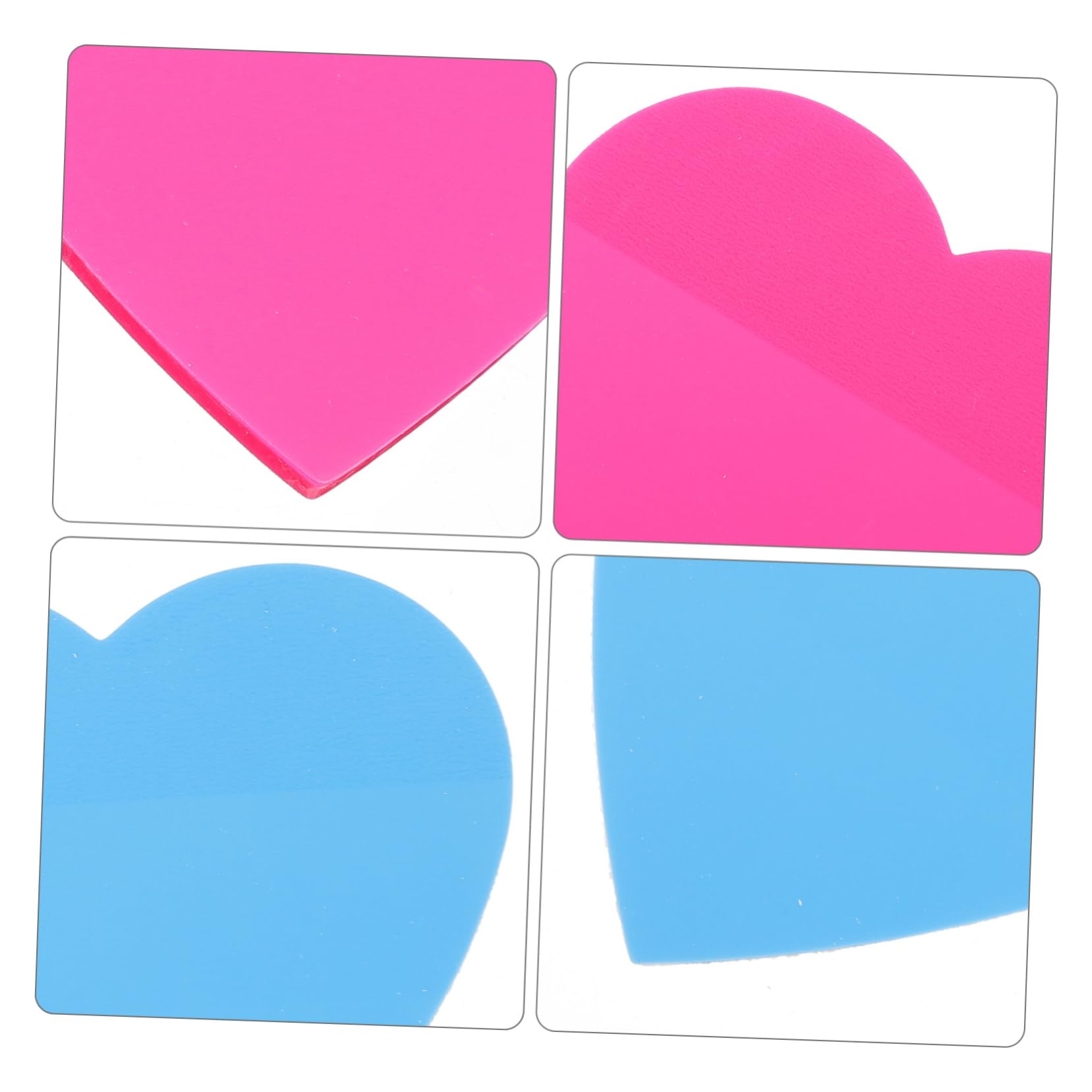 ARTIBETTER 3 Pezzi 8 Note D'amore Forniture I Quaderni Tampone Blocco Note Alla Rinfusa Giallo Rosa Massa Scuola Pad Di Memo Appiccicoso Nota Pad Libri Pastello Carta