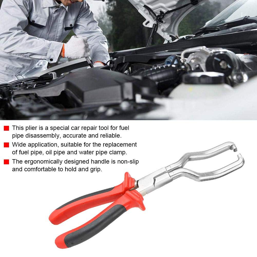 KIMISS Fuel Line Plier, Carbon Steel Hose Pipe Clamp Clip Petrol Hose Pipe Disconnect Release Removal Pliers