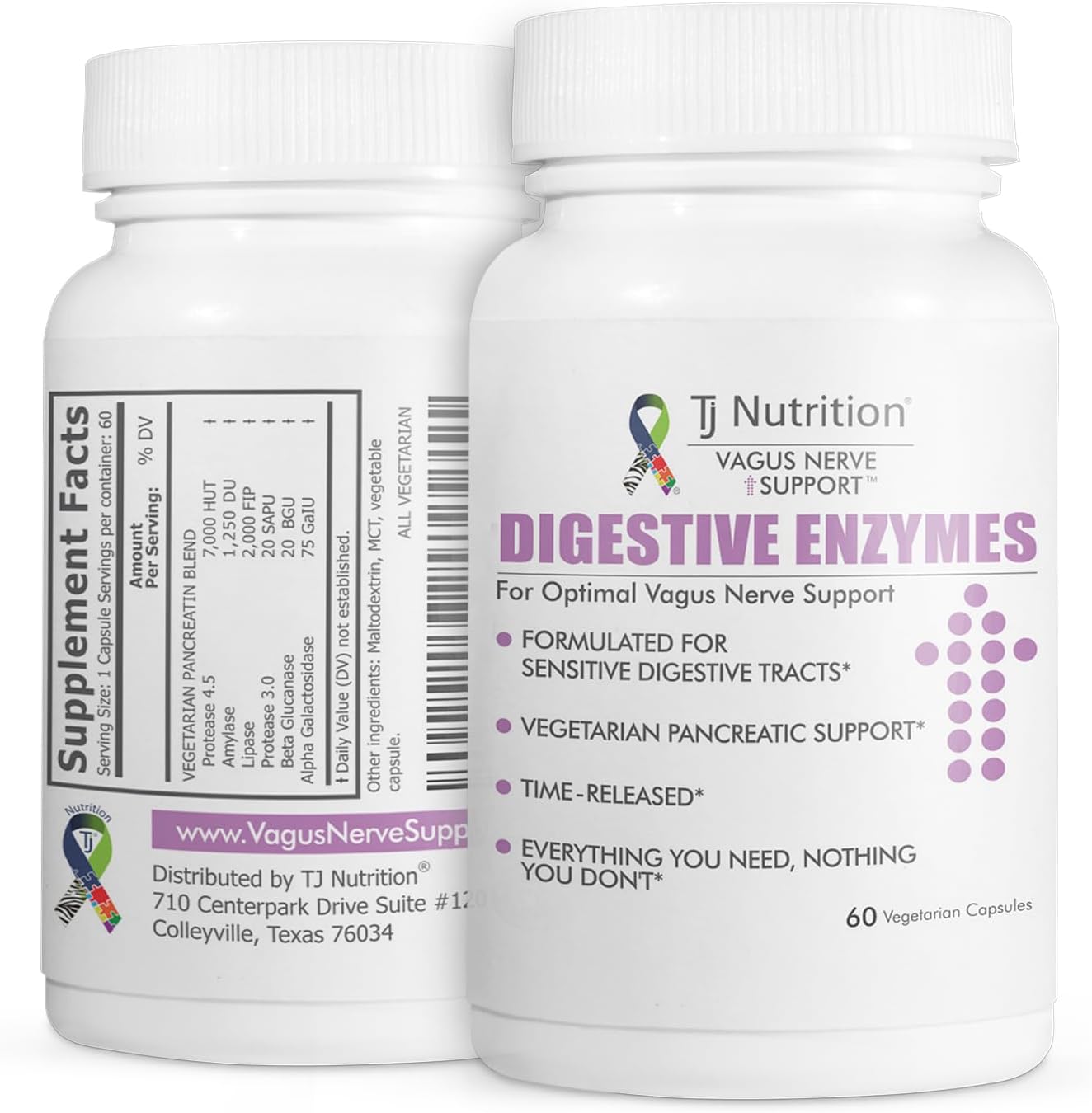 Digestive Enzymes Vagus Nerve Support™ Formulated for Sensitive