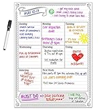 Smart Planner Vertical Weekly Dry Erase Board with Free Dry Erase Marker (Weekly Planner + Pen)