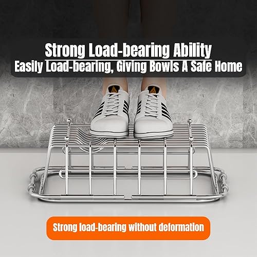 Miniatura 6 de Escurridor de platos expandible, estante de cocina sobre el fregadero, escurridor de platos de metal de acero inoxidable 304, escurridor de platos