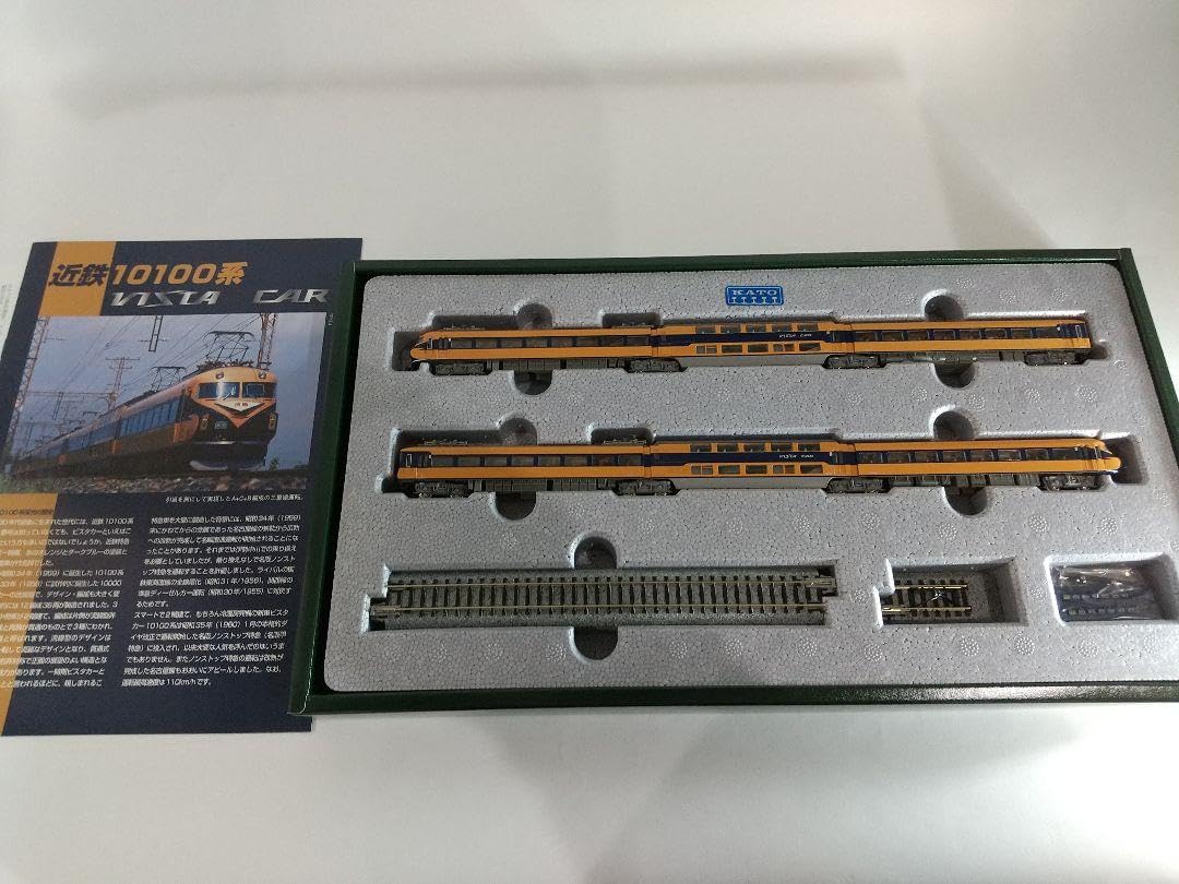 KATO 近鉄 10100系 新ビスタカー AB編成+C編成 Amazon | KATO 近鉄 10100系 新ビスタカー AB編成 C編成