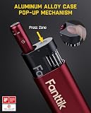 Fanttik F2 Master Outil Rotatif Multifonction Sans Fil 4V, Moteur NeoPulse, 5-Vitesses 25000tr/min Max, Mini Perceuse Sans Fil Avec 35 pcs pour Graver, Polir, Ponçage, Perçage et Bricolage（Rouge） - 6