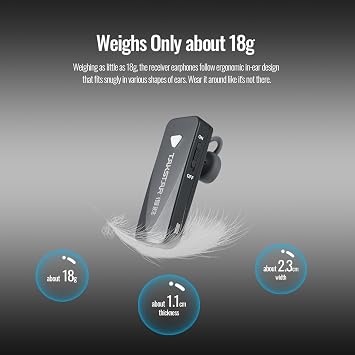 TAKSTAR WTG-700 Wireless Tour Guide System Earphone Receiver & Language Interpretation System (1 Receiver)