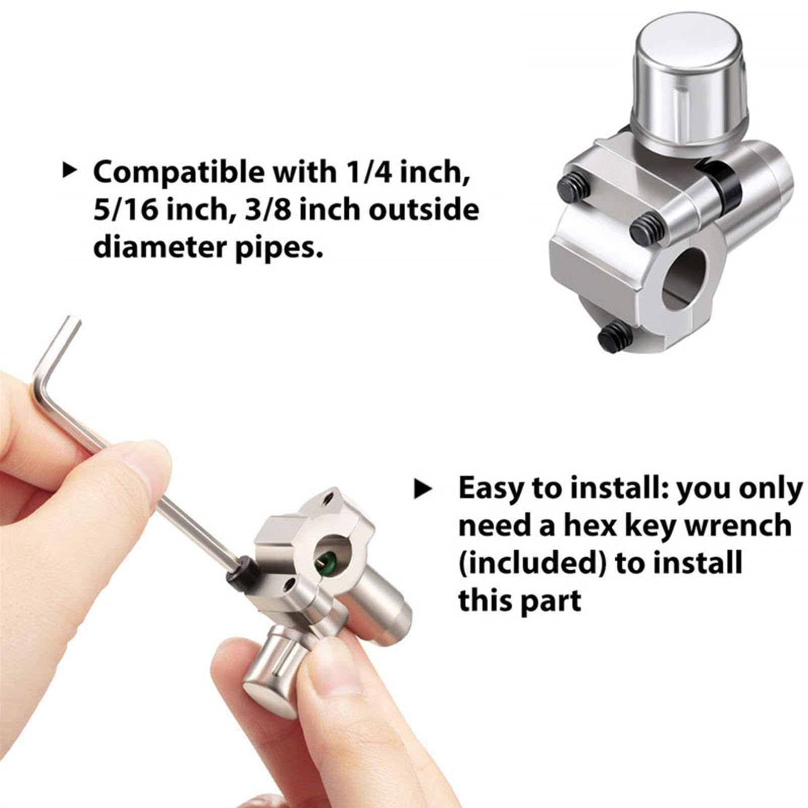 Supco Bullet Piercing Valve, 1/4", 5/16", And 3/8" O.D - Foto 10