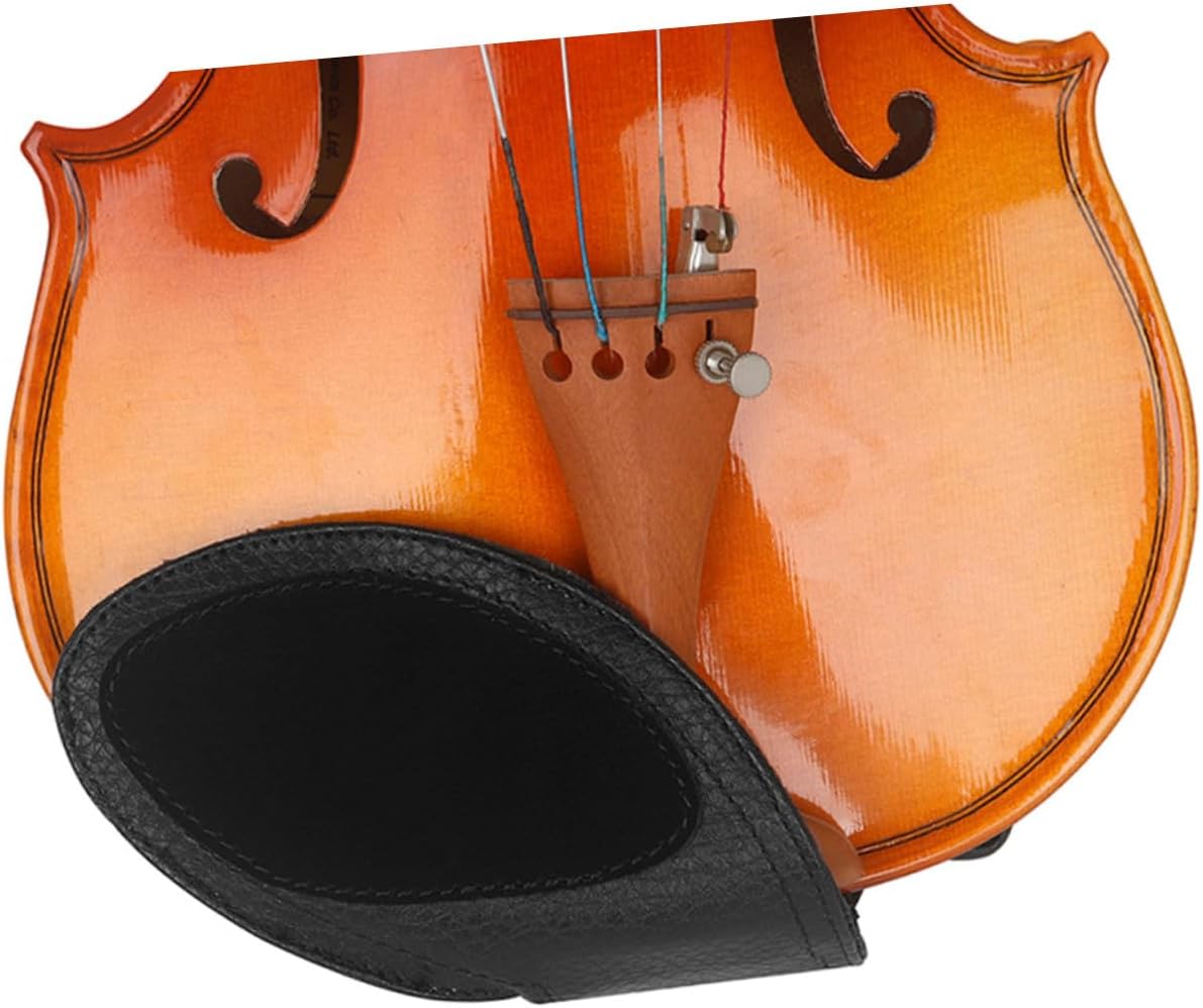 Violin Shoulder Pad Chin Rest Pad Leather Shoulder Protector for Boys and Girls Violin