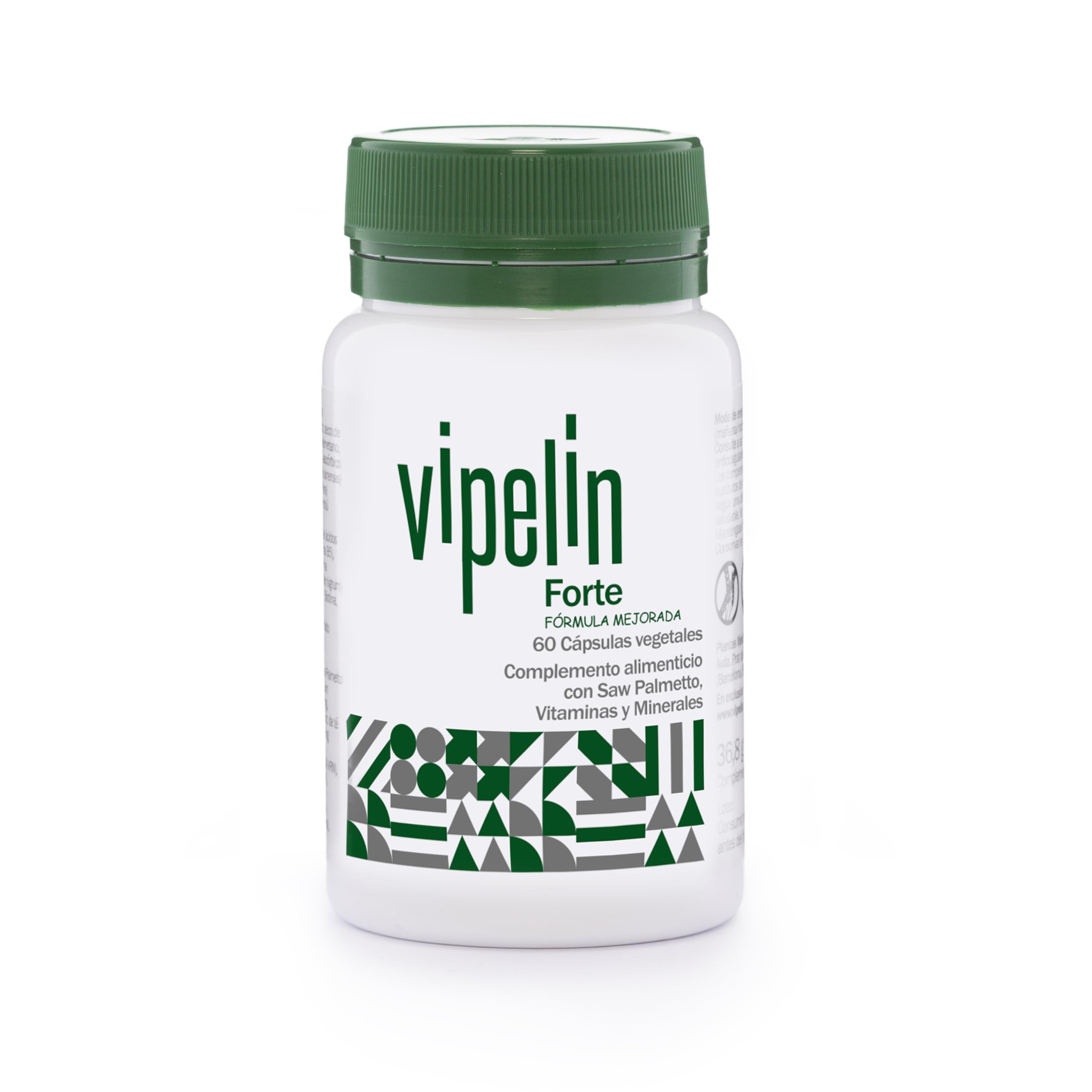 VIPELÍN FORTE – Vitaminas Anticaída del Pelo para Hombres – 60 Cápsulas para 1 mes - Fórmula con Biotina – Ingredientes 100% Naturales