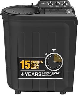Whirlpool 9 kg 5 Star Semi-Automatic Top Loading Washing Machine (MAGIC CLEAN 9 GREY DAZZLE (10YR)-S, 15 Mint Quick Wash, 2026 Model)