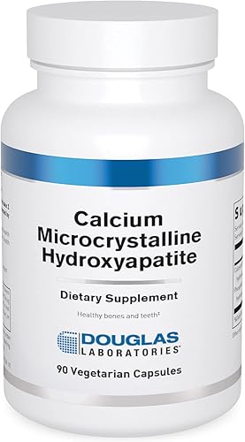 Douglas Laboratories Calcium Microcrystalline Hydroxyapatite  Bioavailable Source of Calcium Derived from Whole Bone  90 Tablets