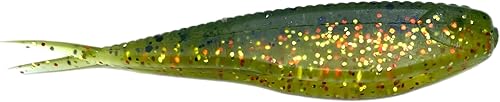 Phat Pak Baits - Micro Drunkin Shad Tiny Fluke Style Damiki Soft Jerkbait 2.5" 30ct Soft Plastic BFS Bass Fishing Lure