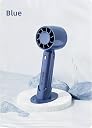 vivinin Mini Fan Portable Fan Rechargeable Mini Handheld Fan USB Rechargeable Fan Portable Pocket Fan Folding Fan Tools multicolour Rechargeable Battery USB Desk and Crafts (Blue) gallery image