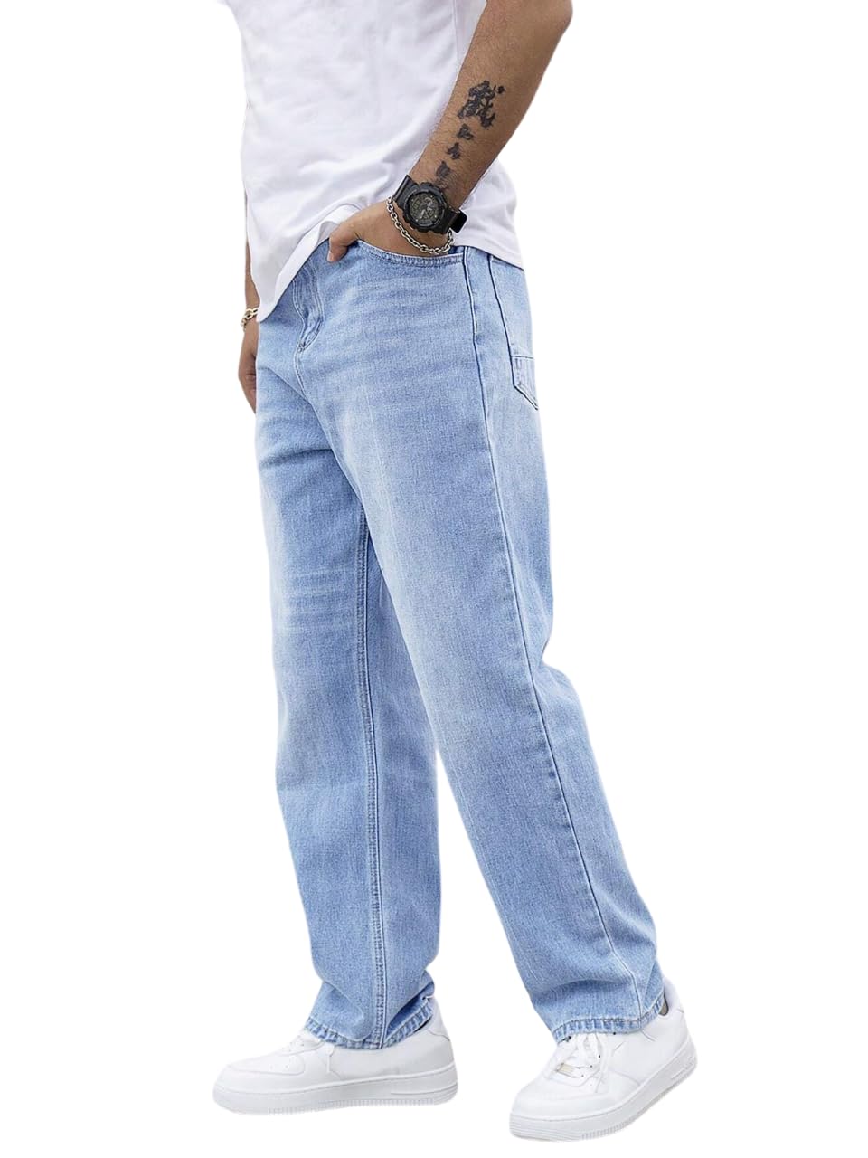 Men Cotton Slant Pocket Straight Leg Jeans ||Jeans for Mens || jeasn || Pant ||(MDJ-9)