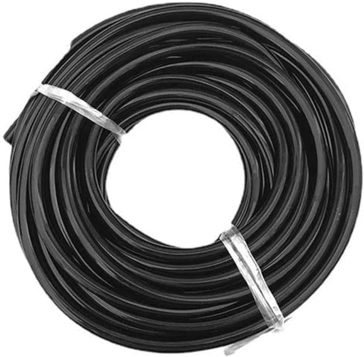 Garden Irrigation 50m Watering Tubing Hose Pipe 1/4 inch Adjustable Sprayer Nozzles Suits Garden Water Cooling Spray Sprinkler Nozzle Suit Drip Irrigation (50m Water Pipe)