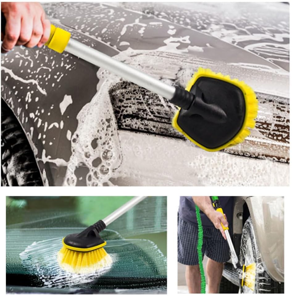 Water Fed Pole Brush Head, Solar Cleaning Brush Water Supply Pole Brush System, Solar Cleaning Tools for Glass Cleaning, Photovoltaic Cleaner, Glass Cleaning Brush, Solar Panel Cleaning.