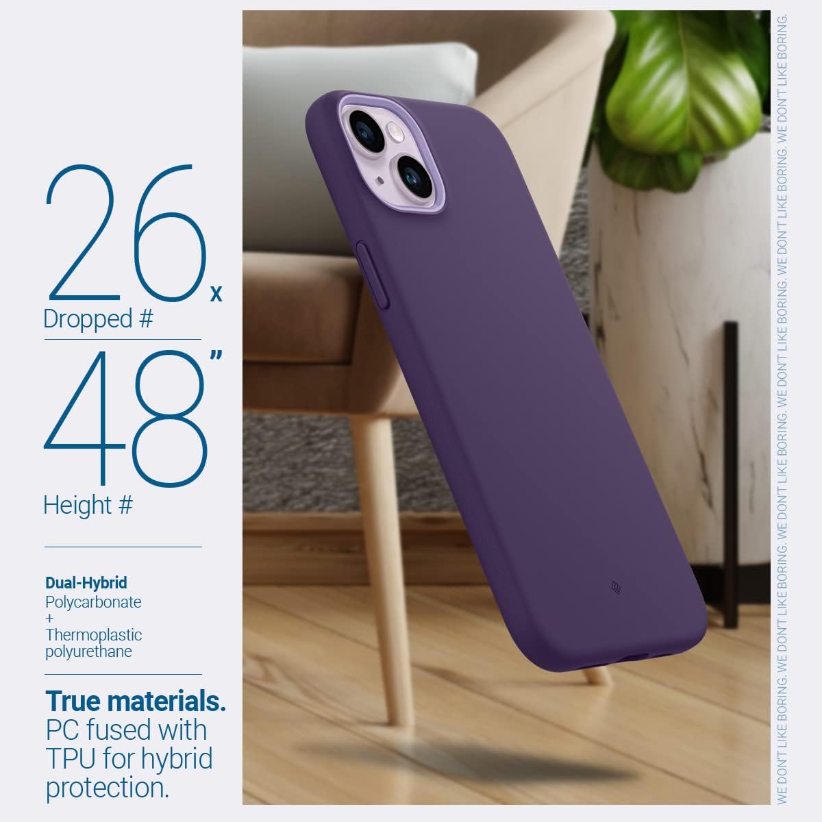 Caseology Nano Pop Mag Silicone Case [Built-in Magnet] Designed for Magsafe Compatible with iPhone 14 Case 5G (2022) with iPhone 13 (2021) - Grape Purple