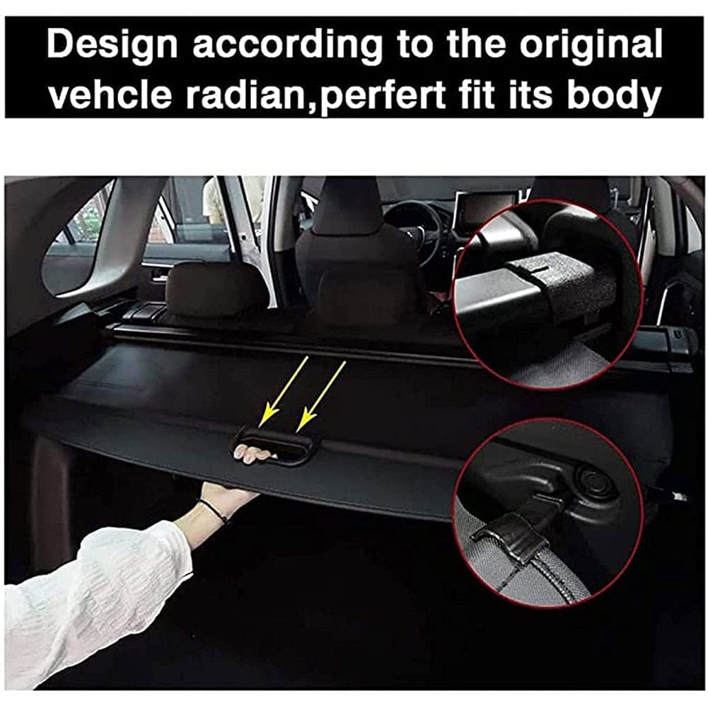 HEYCE Copri Bagagliaio Protezione Bagagliaio Estensibile per Smart 451 Fortwo 2009-2014 453 Fortwo 2015-2019 Tenda Divisorio Bagagliaio Cartello di Sicurezza Car Cargo Cover,Fortwo 451