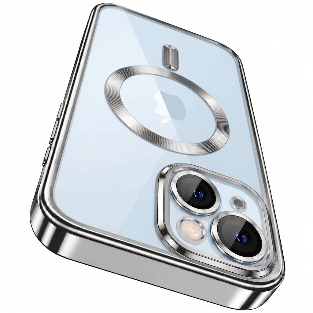 VONZEE Electroplating Transparent Clear Logo Back Cover TPU Compatible with iPhone 17 Pro Max / 18 Pro Max, Compatible with Magsafe, Full Body & Individual Camera Protection |Desert — Amazon image 25