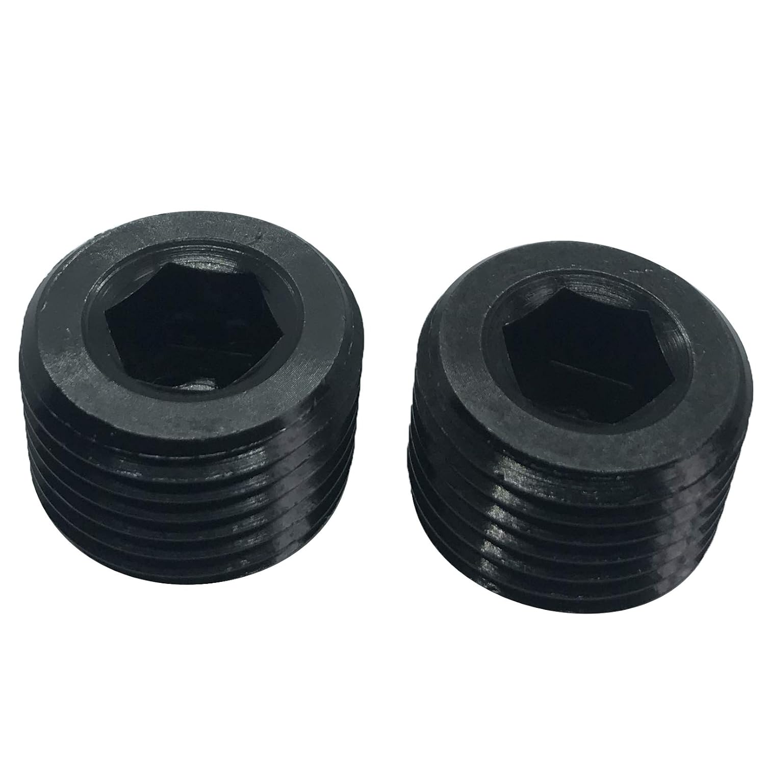 3/8 NPT Socket Allen Head Pipe Plugs Aluminum 3/8" NPT Male Thread